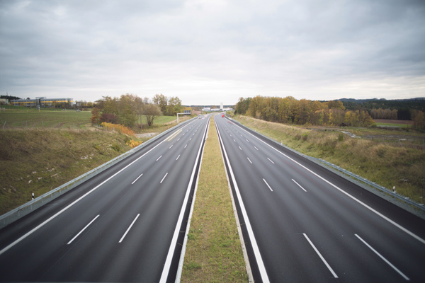 Autobahn von Oben fotografieren