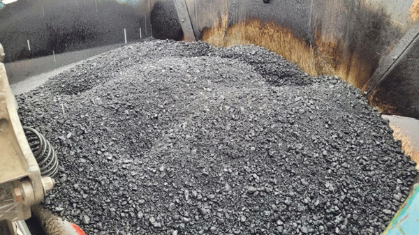 grüner Asphalt