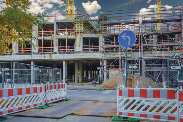 Rohbau Rohbau Beton Mehrfamilienhaus