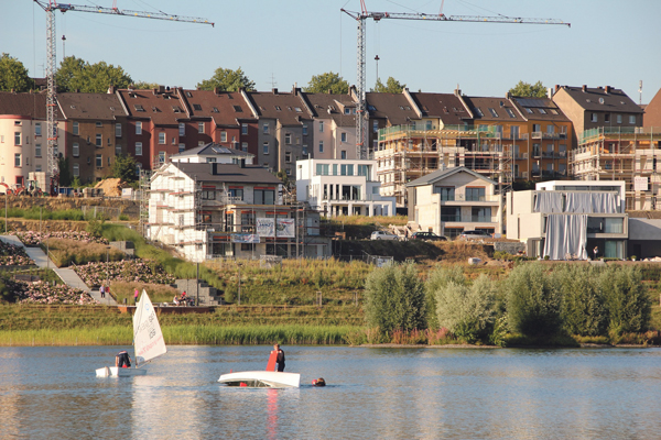 Wohngebäude Baustelle Bauen im Bestand 