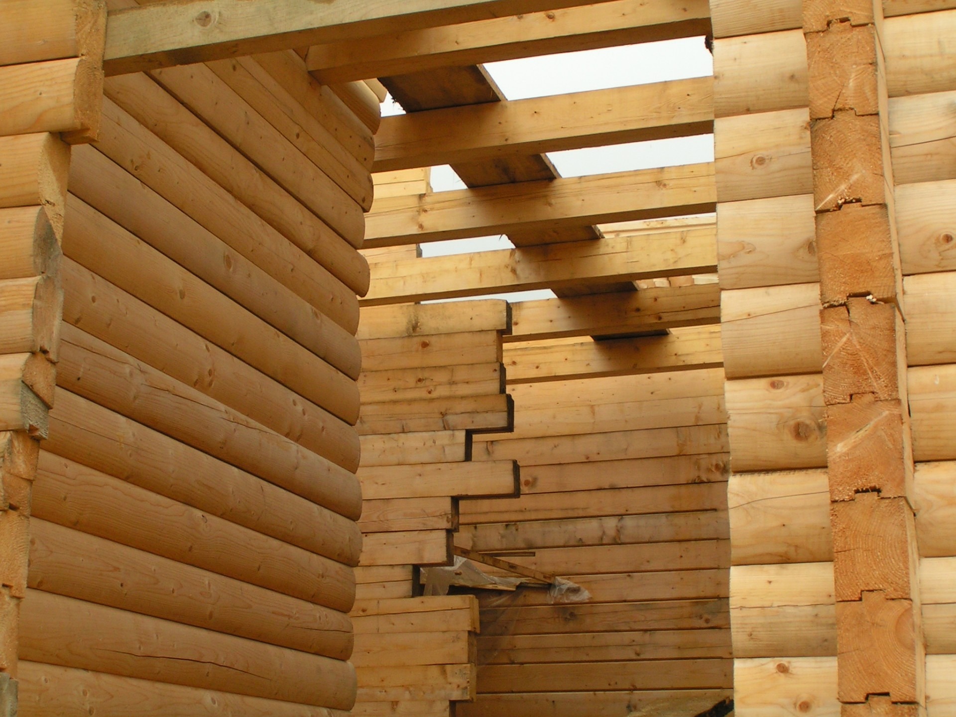 Holz Holzbau Blockhütte 