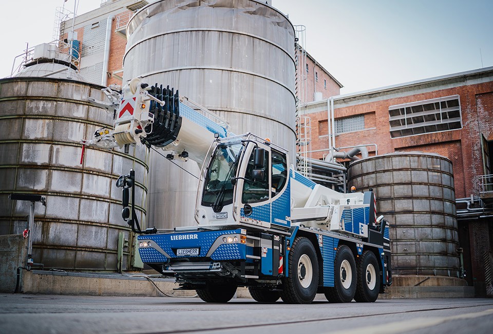 Baumaschine Mobilkrank elektrisch 