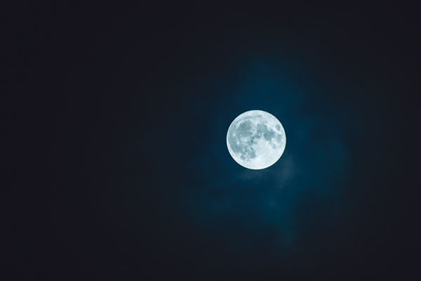 Mond Vollmond Nacht Nachthimmel
