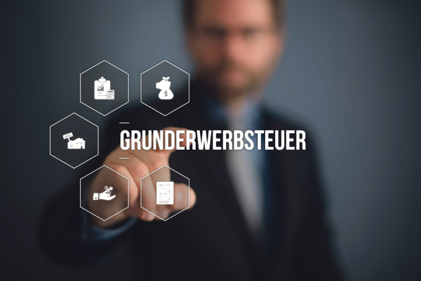 Mann Icons Grunderwerbssteuer