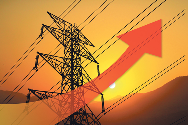 Freileitungsmast Pfeil Orange Strom Energie Strommast