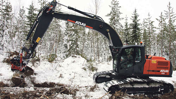 Spezialausstattung Atlas Kettenbagger 225 LC  Bagger