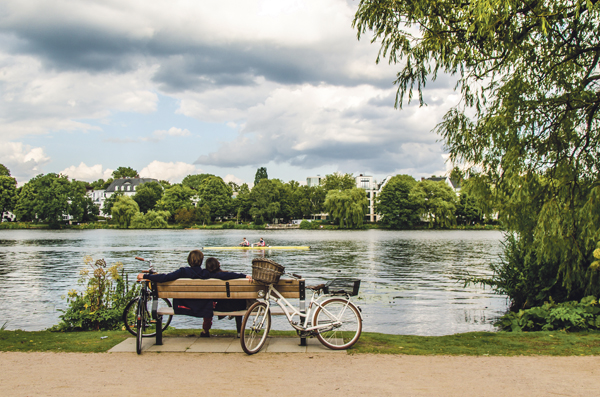 Alster See Wasser Aussicht