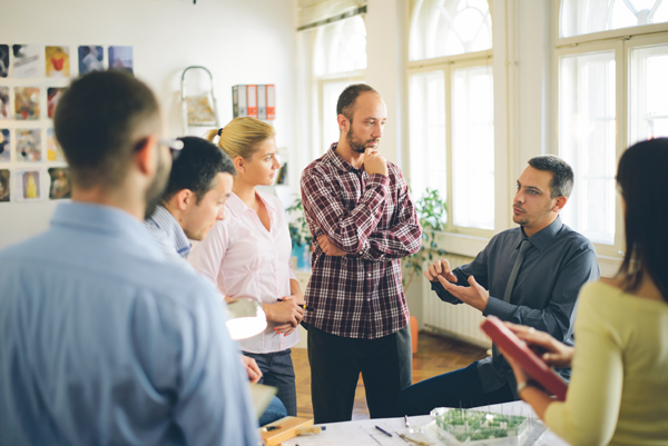 Startup Personen Besprechung Projekt Meeting 