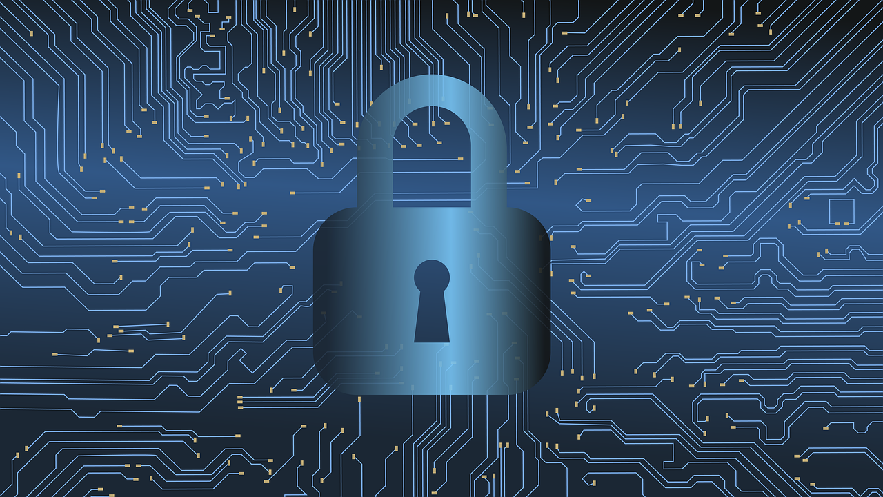 Digitale Sicherheits Schloss Cybersecurity 