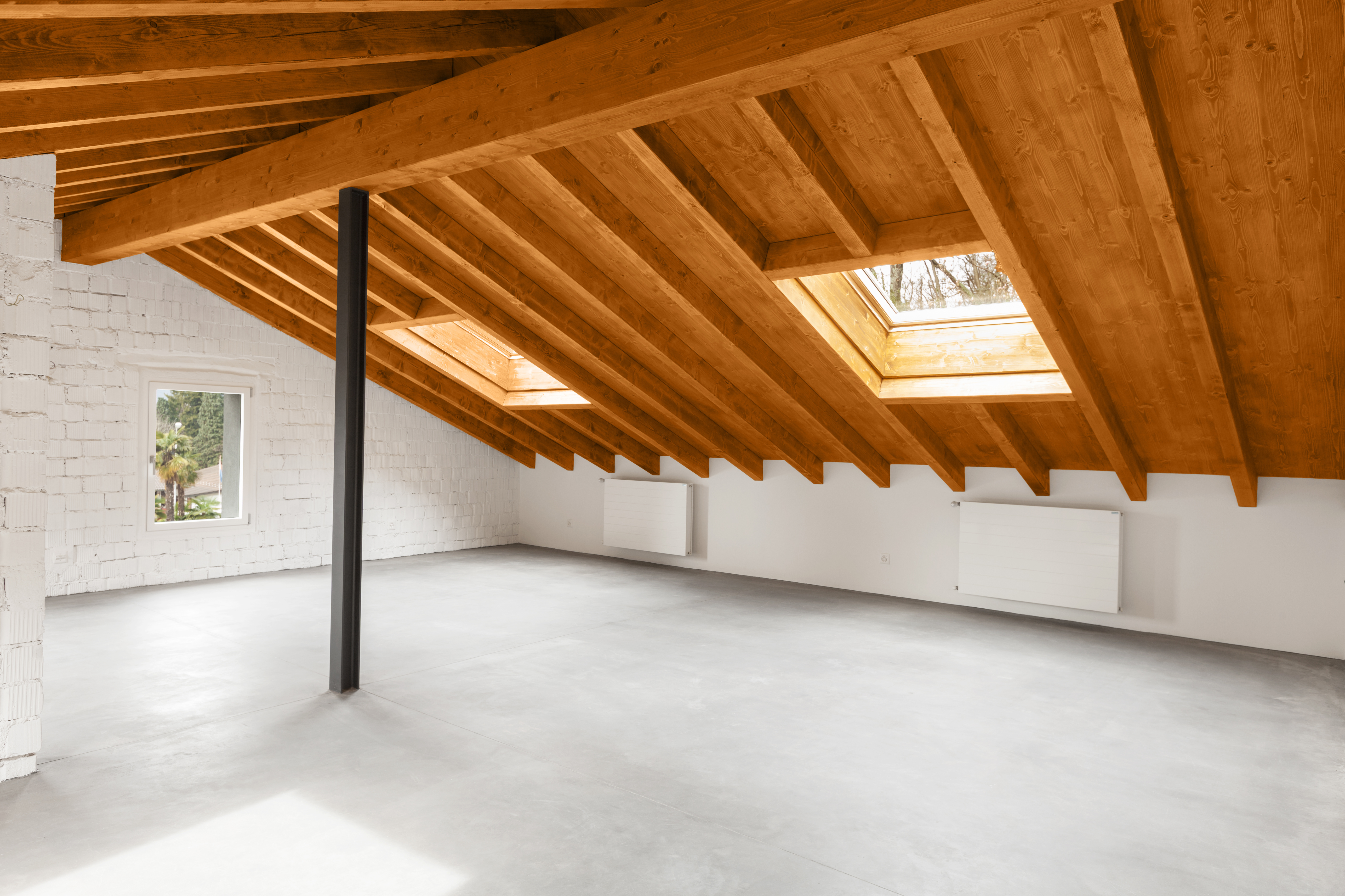 Nachhaltiges Bauen Dachboden Holz