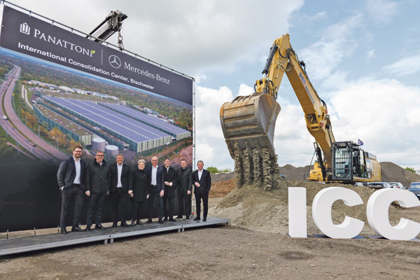Baustart ICC Bischweier Mercedes-Benz, Logistikzentrum, Nachhaltigkeit Baustart ICC Bischweier International Consolidation Centers der Mercedes-Benz AG