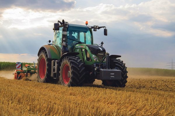 Traktor Traktor Feld Ernte Landwirtschaft Landwirt