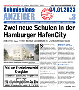 Submissions-Anzeiger, Tageszeitung für Bau-, Dienst- und Lieferausschreibungen