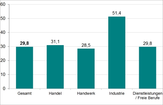 Graphik 4_BDS-Kreditbarometer 2015-Branchenvergleich.jpg