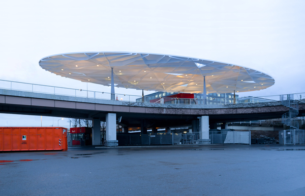 PM 23.2015 Ovaldach am Tor Nord Messe Frankfurt am Main, Â© Ingo Schrader Architekt BDA.jpg