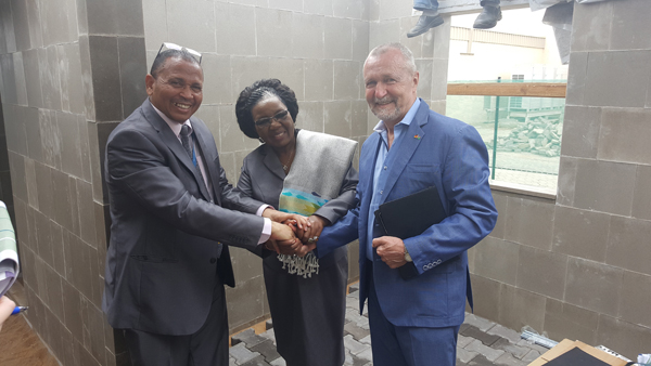 Ambassador_Andreas_Guibeb__Hon._Sophia_Shaningwa_Minister_for_Urban_and_Rural_Development_and_Gerhard_Dust_Polycare_CEO.jpg Ambassador_Andreas_Guibeb__Hon._Sophia_Shaningwa_Minister_for_Urban_and_Rural_Development_and_Gerhard_Dust_Polycare_CEO.jpg